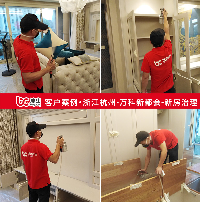 冰虫除甲醛案例-万科新都会